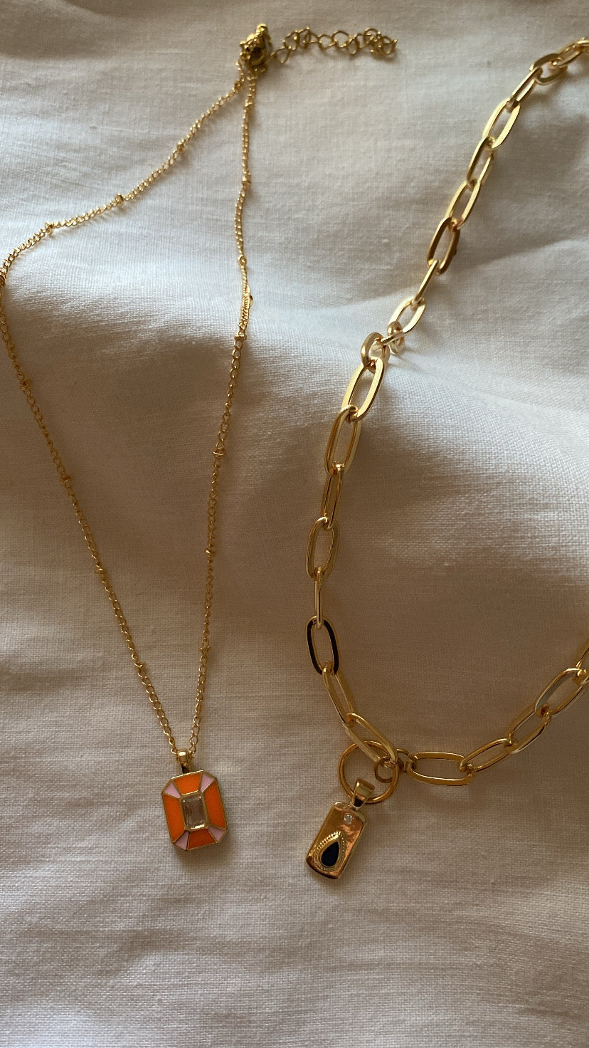 Collana Sottile con Pietrina