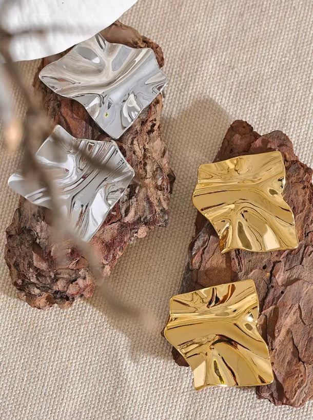 Orecchini medi rettangolari