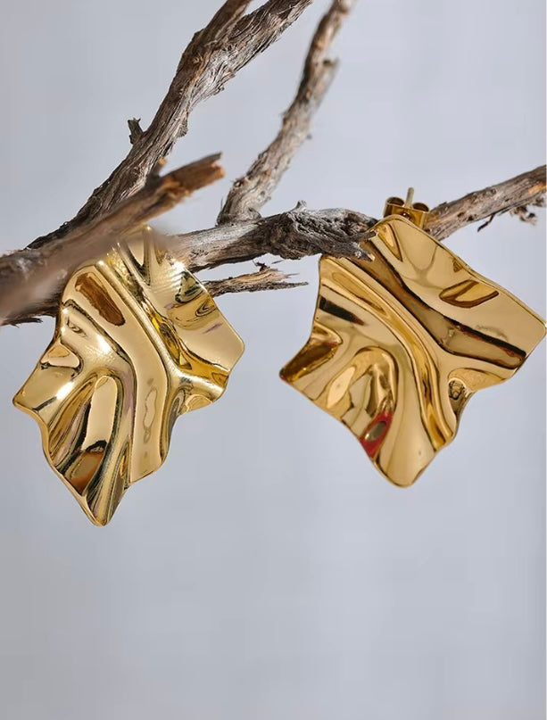 Orecchini medi rettangolari