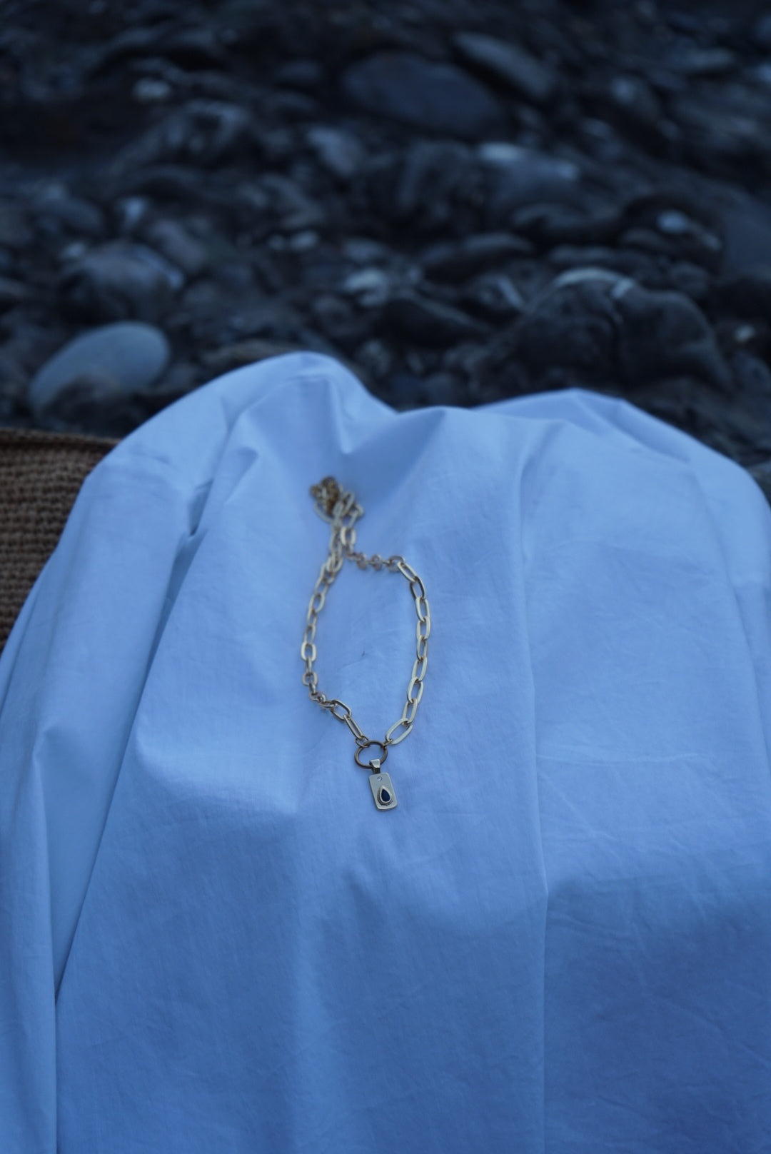 Catenella Oro con Pietra