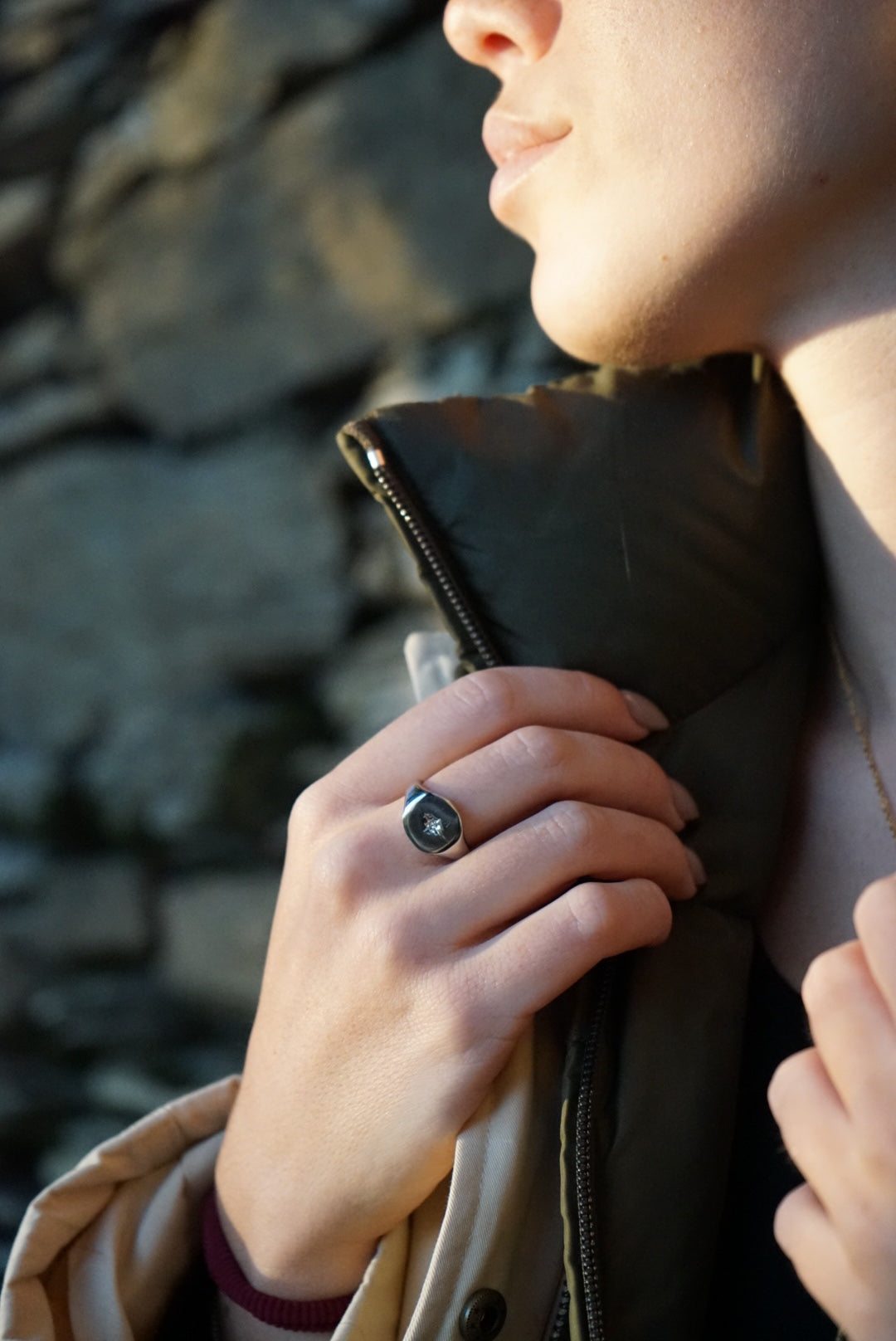 Anello Astra - Oro e Argento