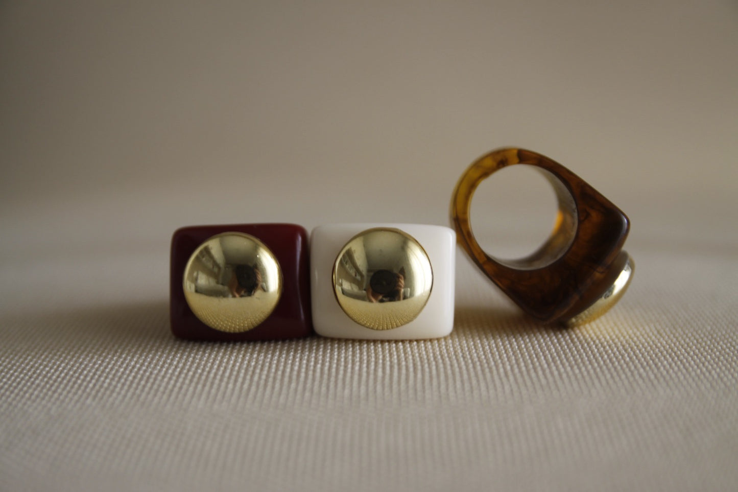 Anello grosso quadrato