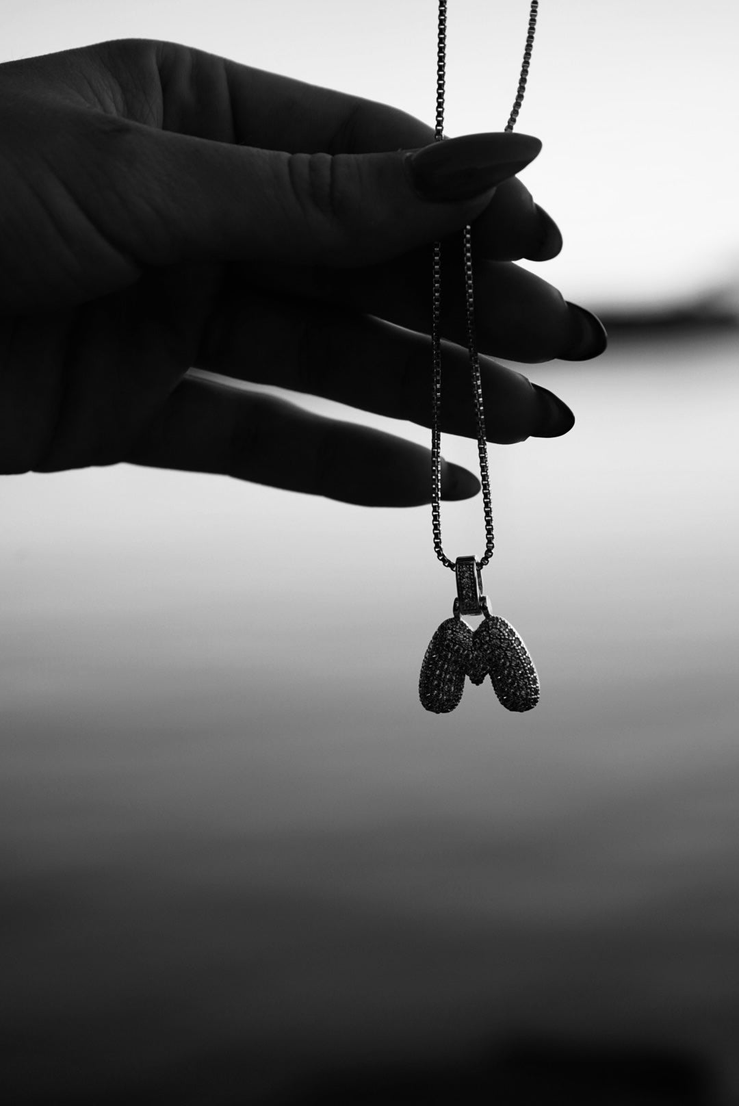 Collana Iniziale con Swaroski