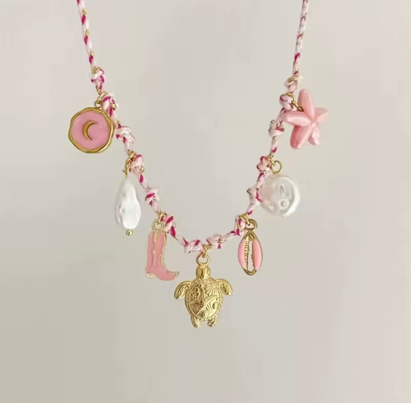 Collane corda con charms