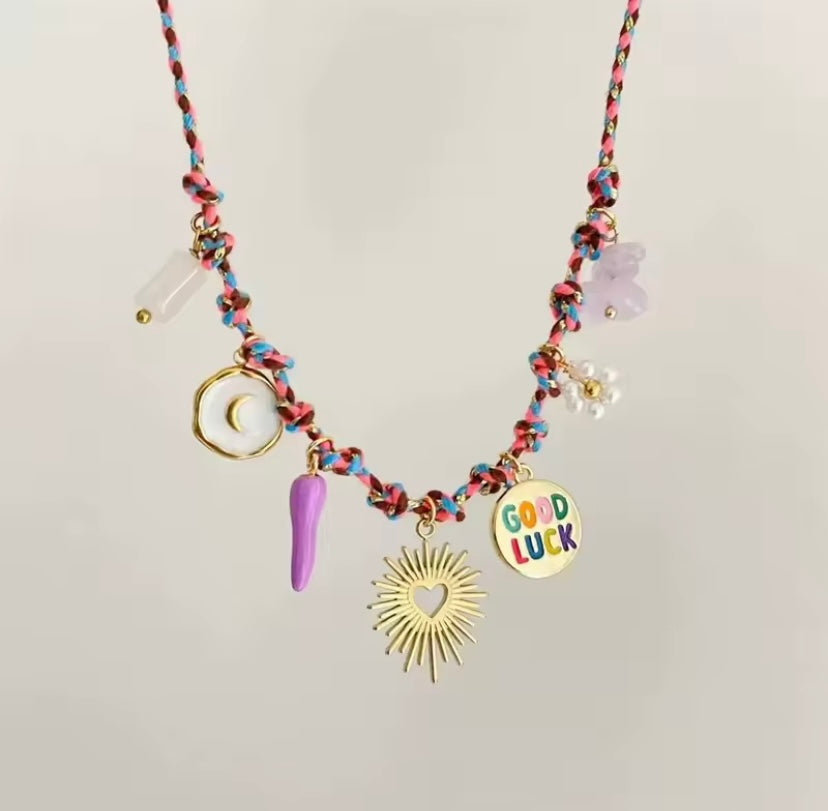 Collane corda con charms