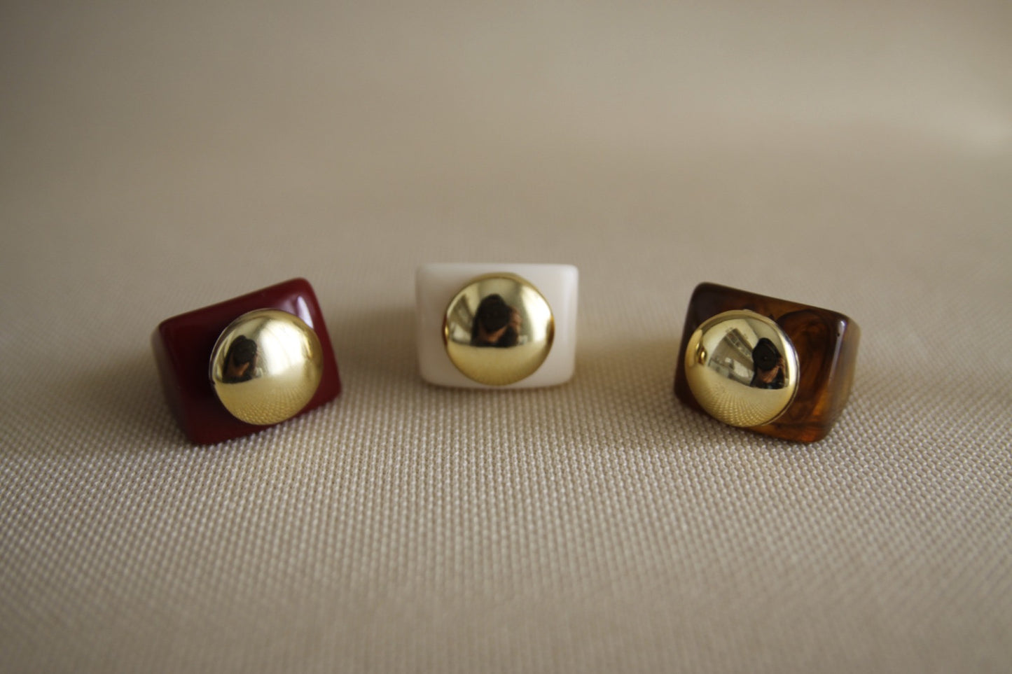 Anello grosso quadrato