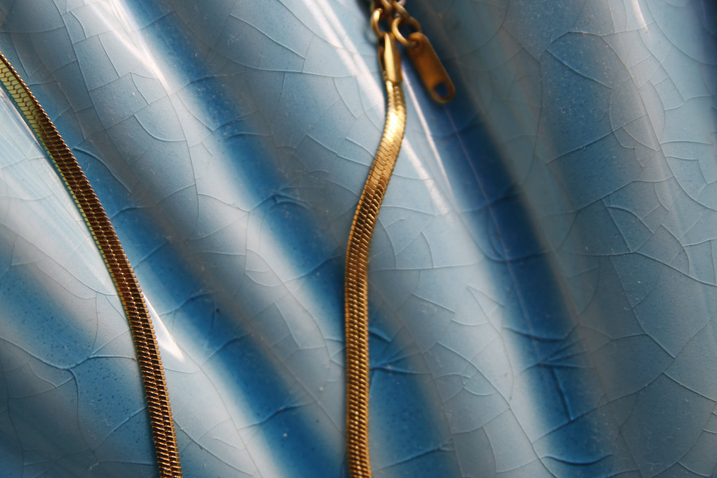 Collana Singola Piatta Oro