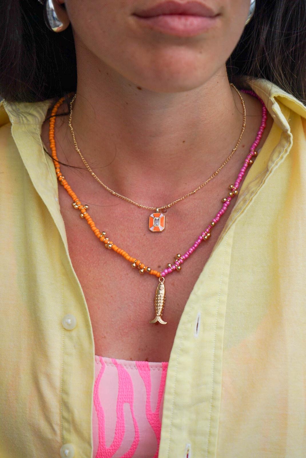 Collana Sottile con Pietrina