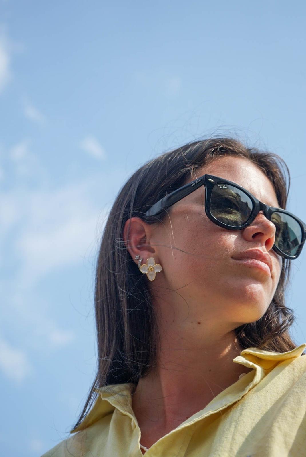 Orecchini Fiore Bianchi