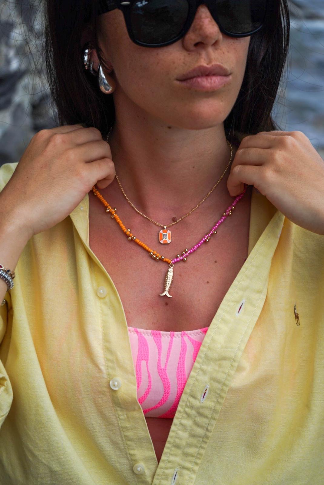 Collana Sottile con Pietrina