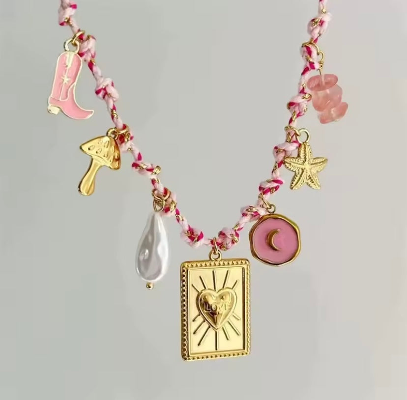 Collane corda con charms