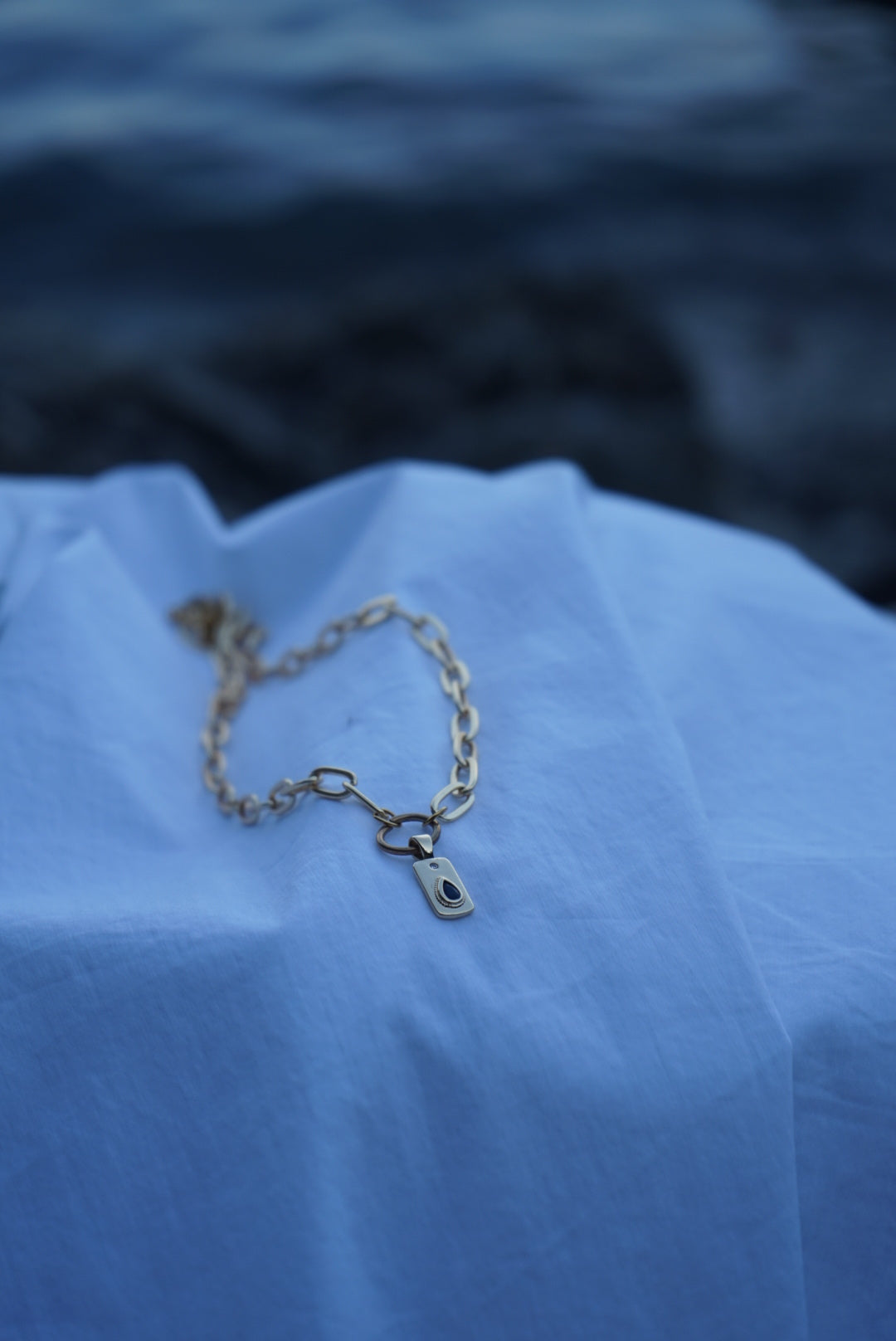 Catenella Oro con Pietra