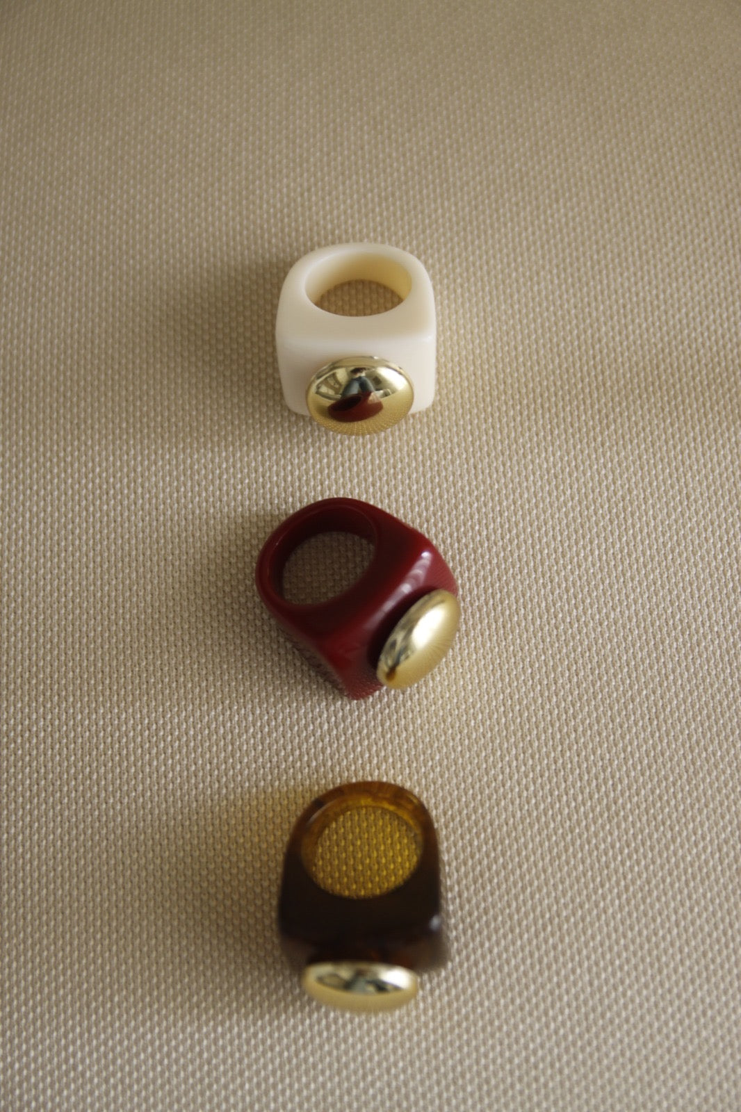 Anello grosso quadrato