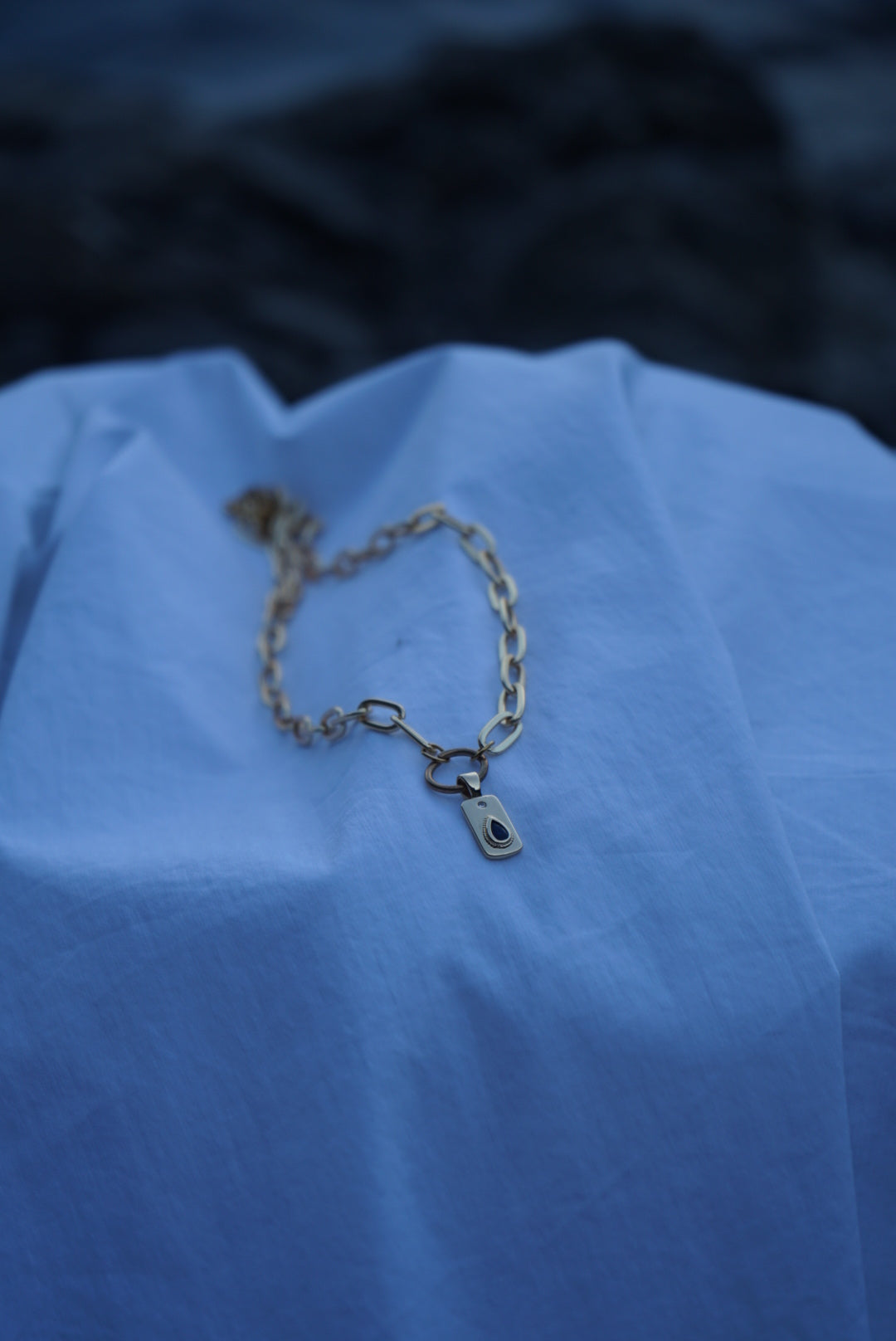 Catenella Oro con Pietra