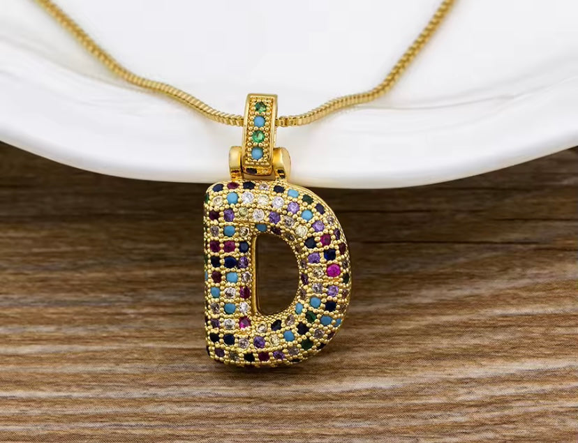 Collana iniziale Grande - Multicolor