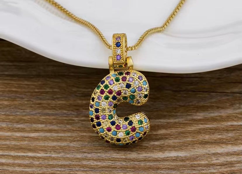 Collana iniziale Grande - Multicolor